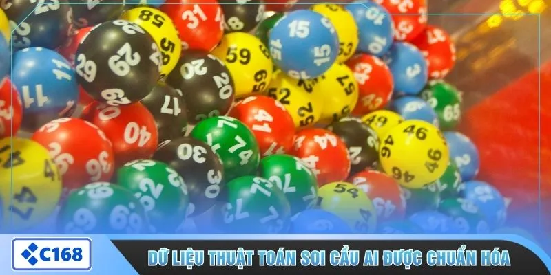 Dữ liệu thuật toán soi cầu AI được chuẩn hóa 